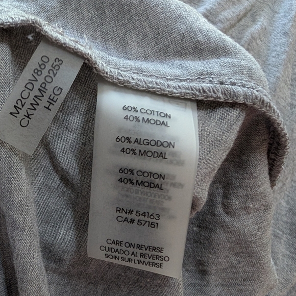 CALVIN KLEIN Sportswear Cotton Modal Jersey Breathable Maxi Dress NWT - Picture 8 of 8